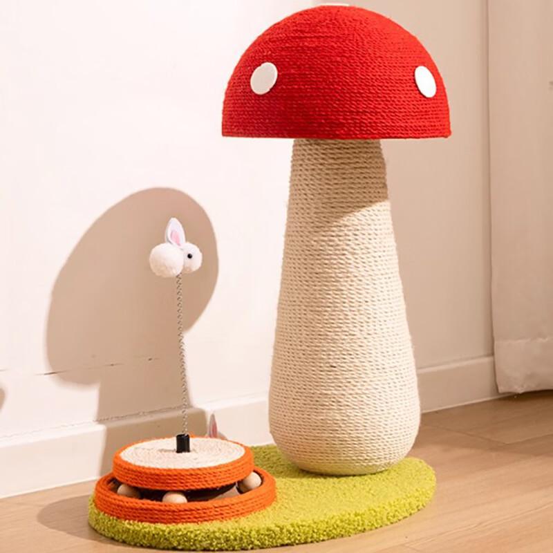 Sisal Mushroom Cat Scratcher & Play Tower