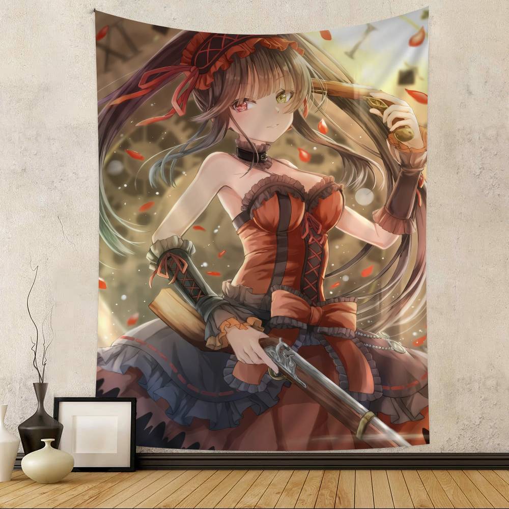 DATE A LIVE Printed Large Wall Tapestry Cheap Hippie Wall Hanging Bohemian Wall Tapestries Mandala Home Decor