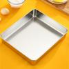 Non-Stick Surface Tiramisu Cake Mold DIY Dessert Handmade Rectangular Cake Pan Stainless Steel DIY Cake Mold Cake Bread