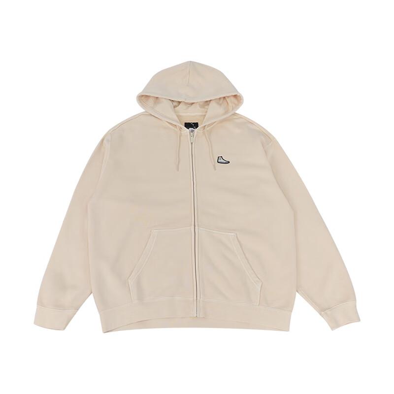 New Converse Sweatshirt Unisex Ecru 10026669-A03