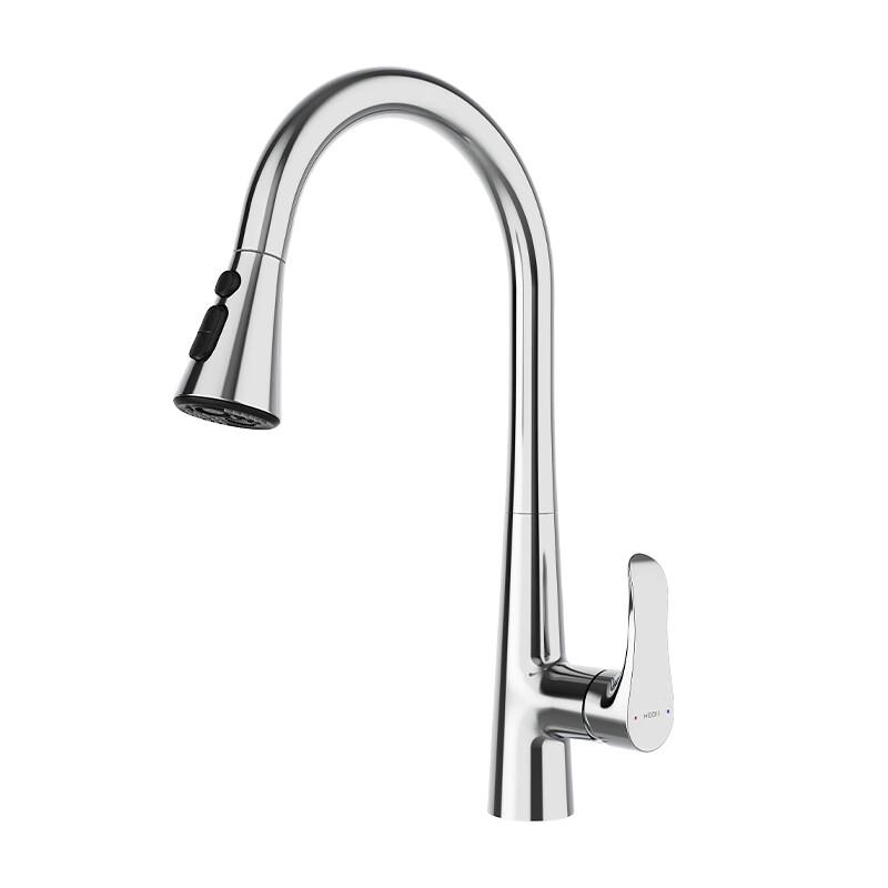 Гибкий выдвижной кухонный смеситель Hegii LML103B-412