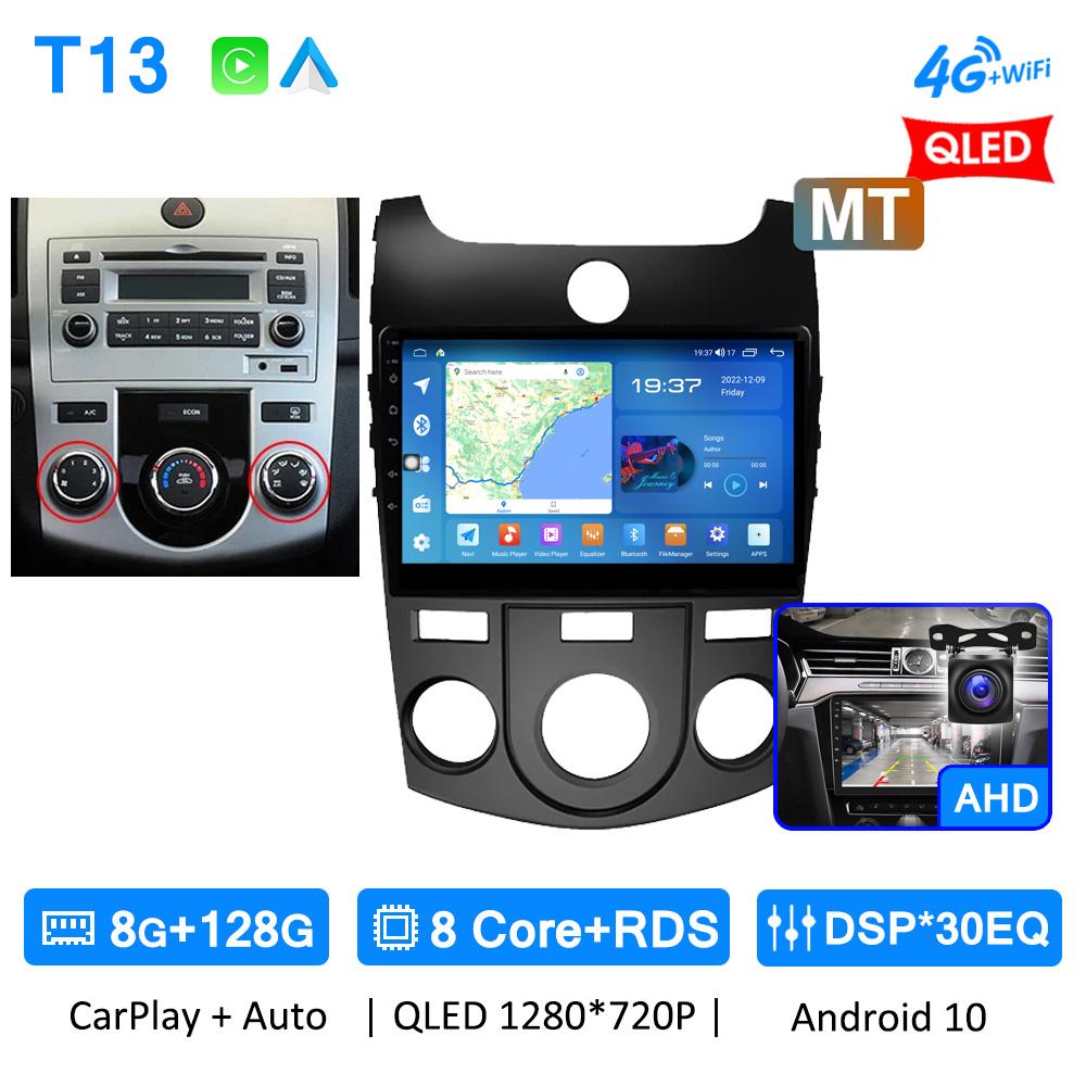 4G WiFi CarPlay Android 10 Car Radio Navigation GPS For Kia Forte Cerato 2 TD 2008 - 2013 Multimedia Video Player Head Unit