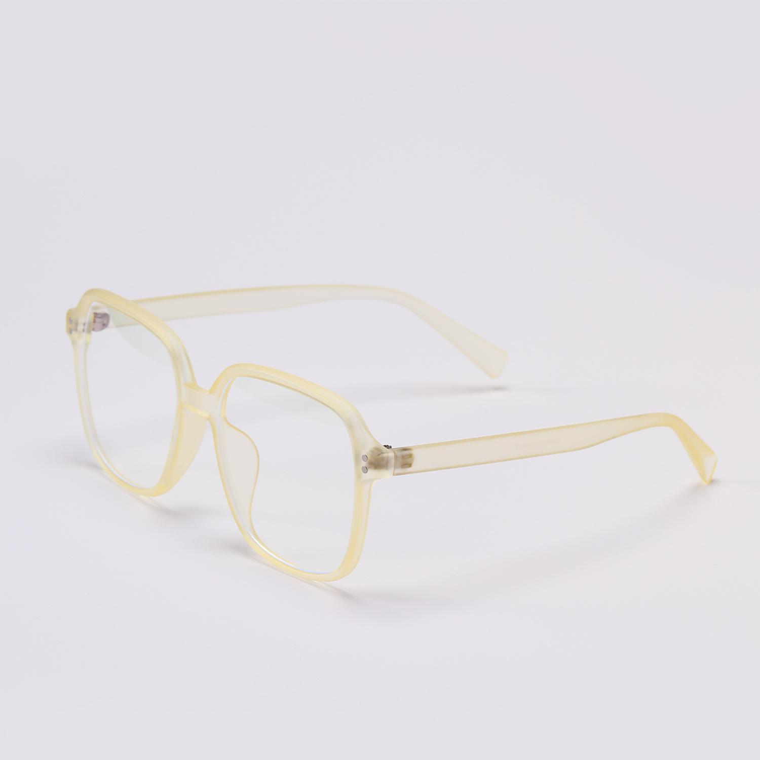 

Очки Tr8948 Женские Ретро Полная Оправа Большая Оправа Плоское Зеркало, Материал Можно Подобрать к Очкам лимонно-желтый