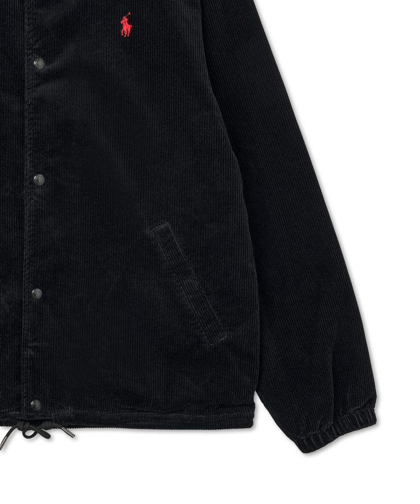 Polo Ralph Lauren Corduroy Coach Jacket - Black