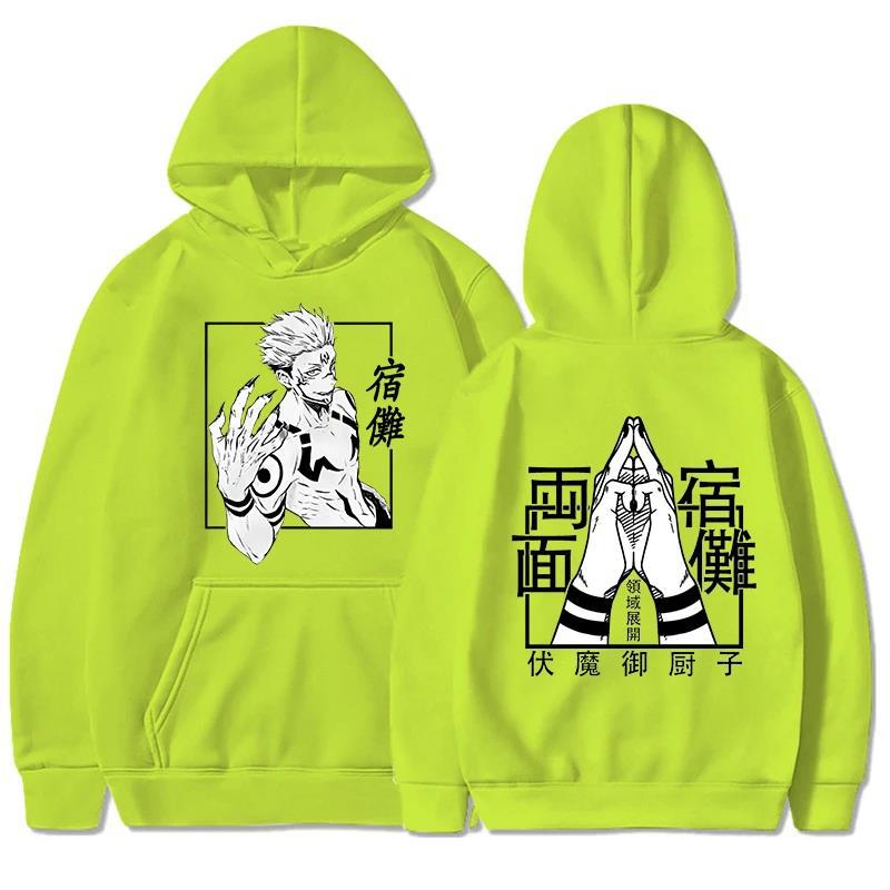 Jujutsu Kaisen Ryomen Sukuna Printed Hoodie Fashion Anime
