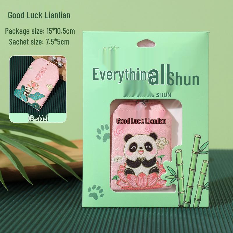 Chinese Dragon Boat Festival Lucky Charm Embroidered Sachet Pendant