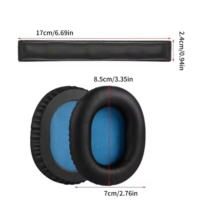 Headphones Earpads Headand Option Noise Reduction For HD8 DJ HD6 MIX Earphones