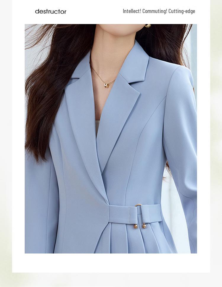 2025 Autumn Apricot Women's Suit Set: Professional Attire for Hotel and Jewelry Store Managers