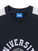UCLA Sporty Color Block Oversized Sweatshirt [Dk-Navy](Ua9Lt80)