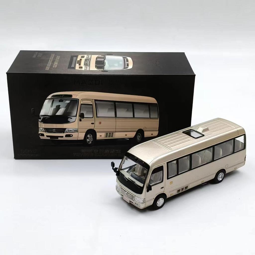 1/64 Toyota Coaster BUS Alloy Car Diecasts & Toy Vehicles Car Model Miniature Scale Model Car for Children
