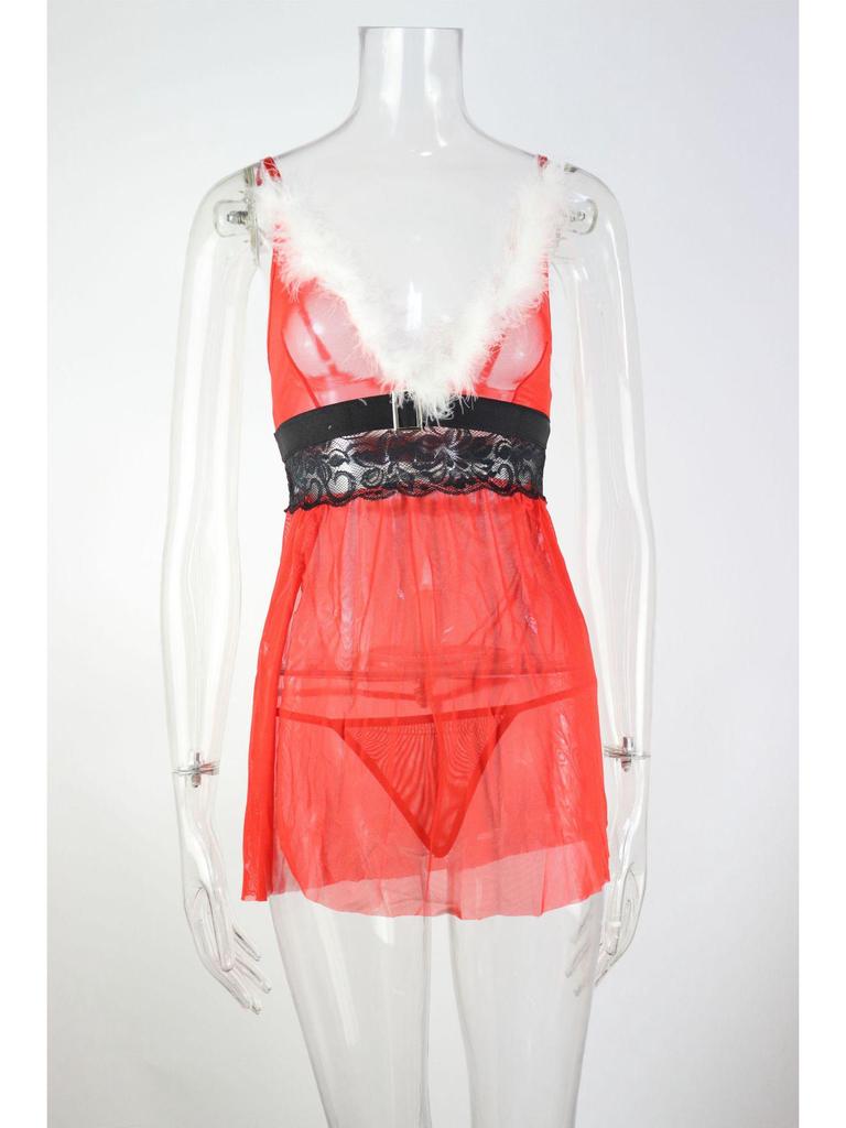 European & American Sexy Christmas Lingerie Costume Pajamas Cosplay