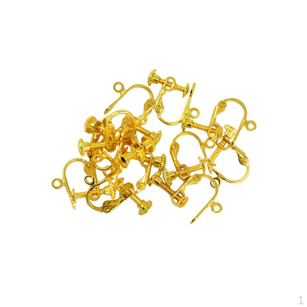 Clip for Adjustable Earrings - Brass