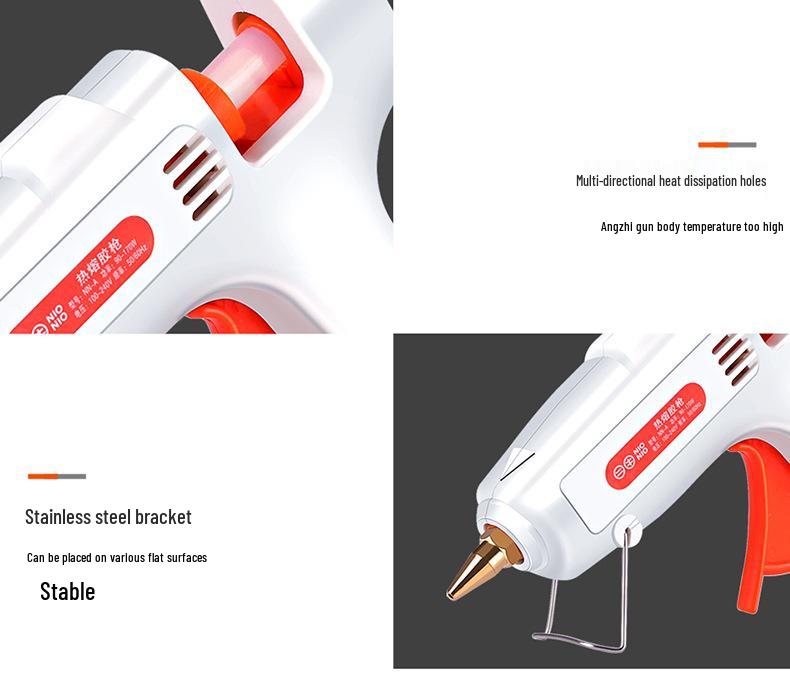 High Viscosity Hot Melt Glue Gun with 7-11mm Sticks for Children's Crafts and Household Use