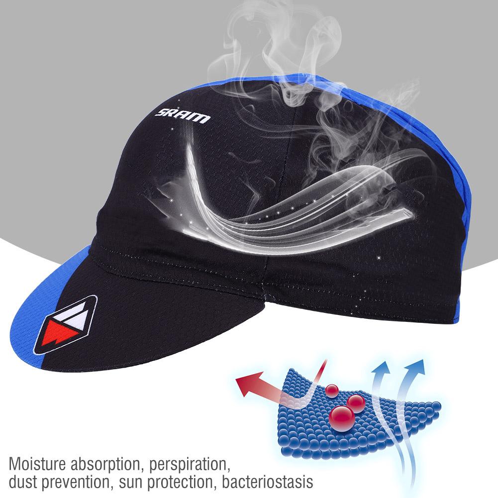 Outdoor Sports Bicycle Breathable Hat Cap Quick Dry Bike Cycling Sunhat Blue