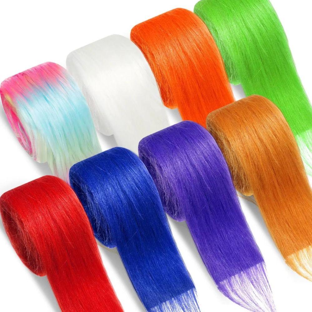Durable 1.5M Faux Fur Ribbon DIY Solid Color Apparel Sewing Fluffy Trim Sewing Fabric Winter Costume Material Home Decor
