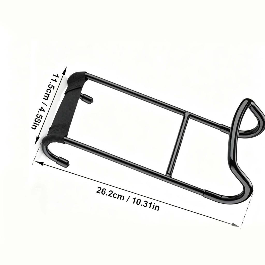 Non-slip Rubber Coated Dumbbell & Pull-up Assistance Hook for Home Gym Fitness