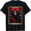 Dracula Der Kaiser Tarotkarte Gruselige Halloween Herren Damen T-Shirt