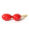 Solid Hardwood Sand Hammer Wood Shaker Maracas Rattle Percussion Musical Instrument Educational Toy Hand Sand Hammer