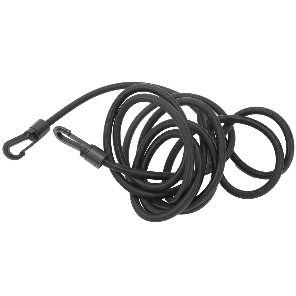 Kayak Elastic Rope Latex Canoe Bungee Cord Lightweight Boat Accessory with Hooks 6mm X 2.5m