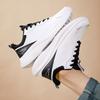 White men's sports shoes Comfortable and versatile minimalist style Leisure Outdoor Street Daily Casual  height increasing shoes