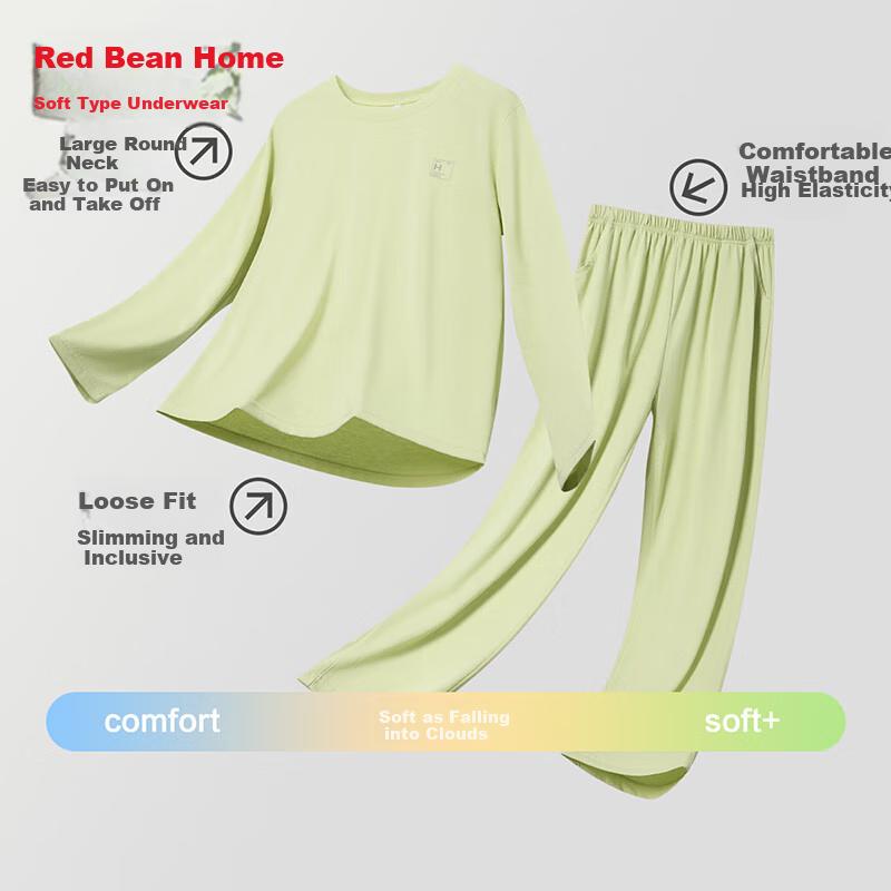 Hodohome ' Pajama, pring And Autumn Cotton Thin Long-leeve Loungewear