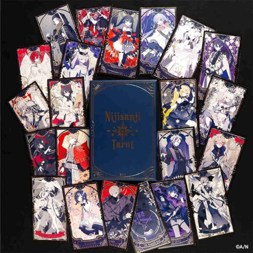 Nijisanji Tarot Tarot Card Set, 1 box containing 25 cards (22 regular versions, 1 of each + 22 rare versions, 3 random cards) Nijisanji Merchandise