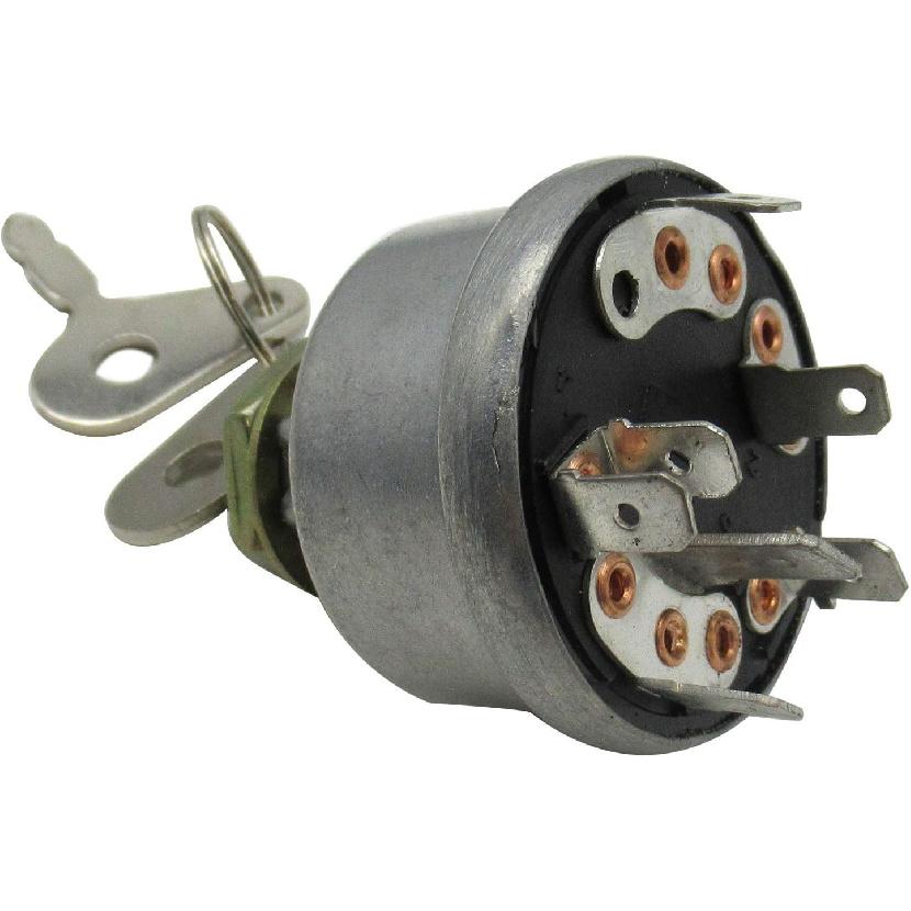 Ignition Key Switch for Ford Tractor 5000 5030 515 530A 531 532 535 540 540A 540B 545 545A 545C 545D 550 5500 555 5550 555A 555B 555C 555D 5600 5610