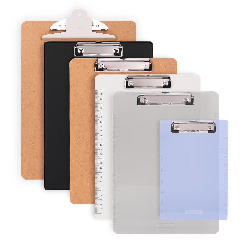 Deli A4 Wood Texture Clipboard