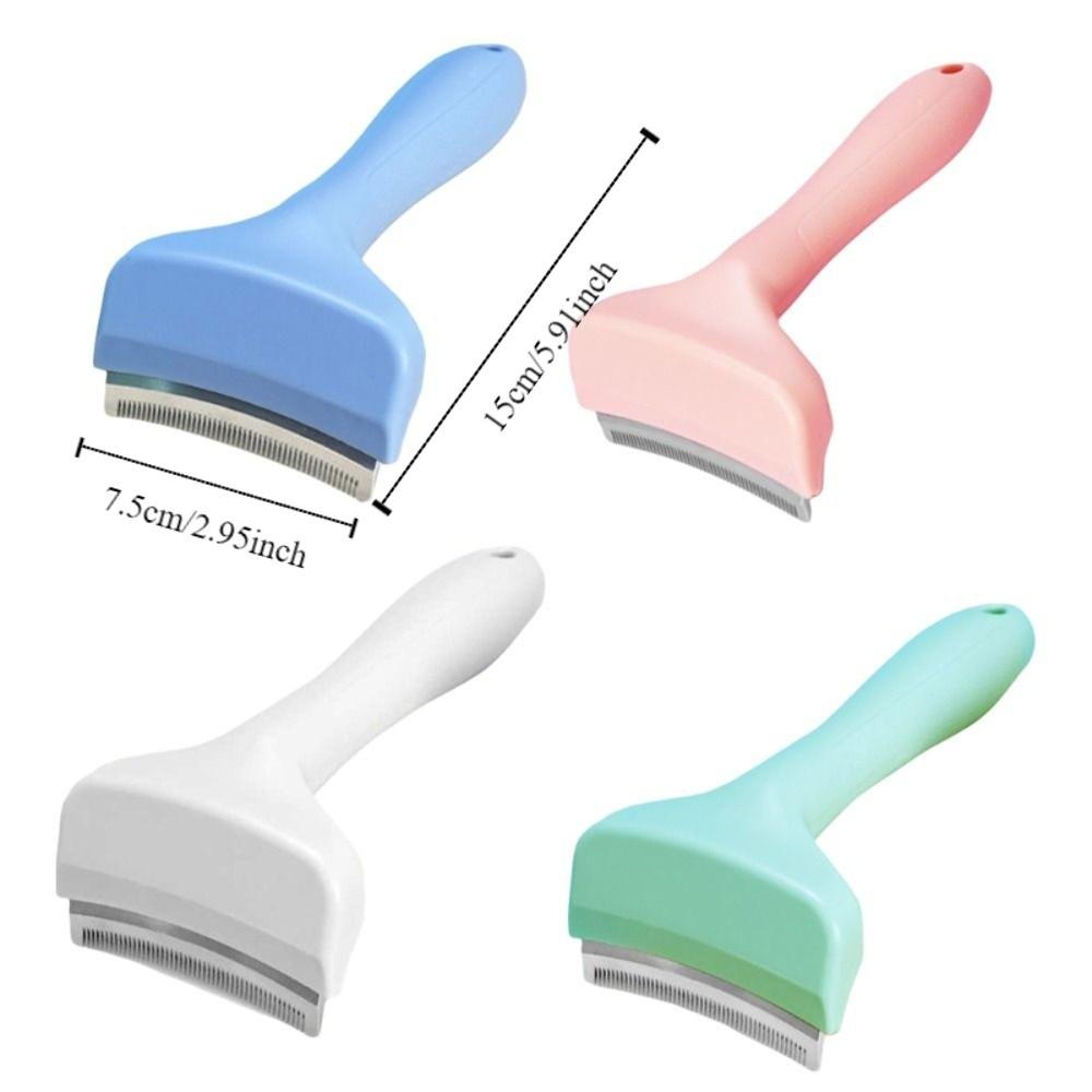 V-shaped Slicker Brush Dual Use Pet Hair Removal Comb Efficient Pet Grooming Comb  Pet Cleaning