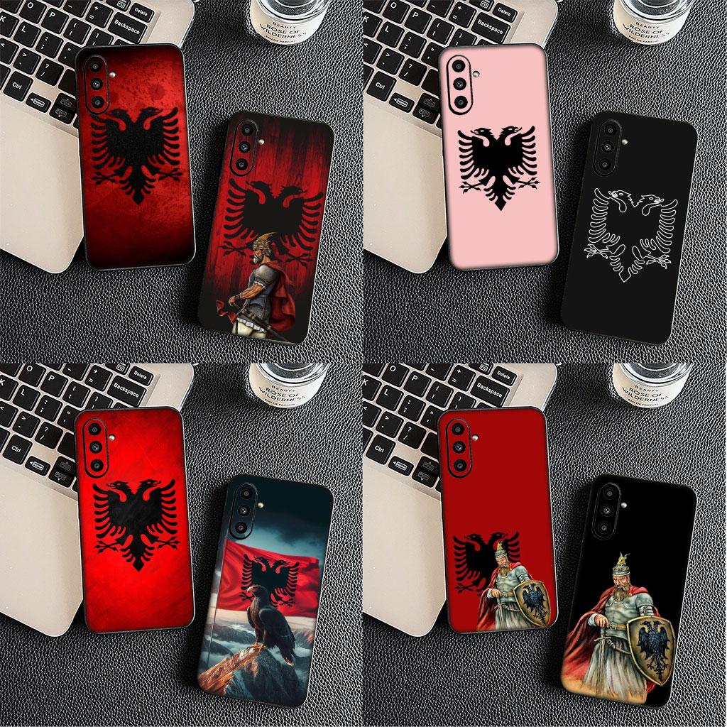 Phone Cover Wallpaper Albania Albanians Flag for Xiaomi Redmi Note 13 A3 A4 14 Pro Plus 9T 14C 13C 9C NFC + Pro+ 5G 4G Soft Case