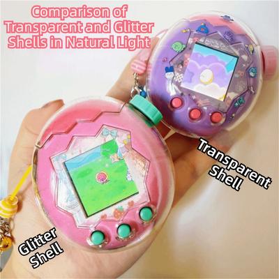 Hard Acrylic Protective Cover Clear With A Random Rotating Cap Protective Shell Decorative Cover for Tamagotchi Paradise