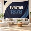 Tapeçaria de Parede de Futebol do Everton, Penduricalho de Parede em Tecido Macio, Fundo Decorativo Para Quarto Arte de Parede para Casa