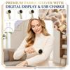 Electric Fabric Shaver USB Rechargeable Lint Remover with Digital Display Portable Multi Functional Clothes Pill Remover for Home Use
