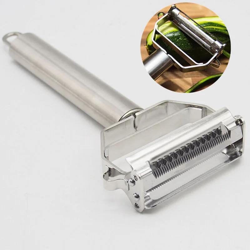 Dual Fruit Vegetable Peeler&Julienne Peeler Cutter Sharp Stainless Steel Potato Carrot Grater Planing Kitchen Accessories Gadget