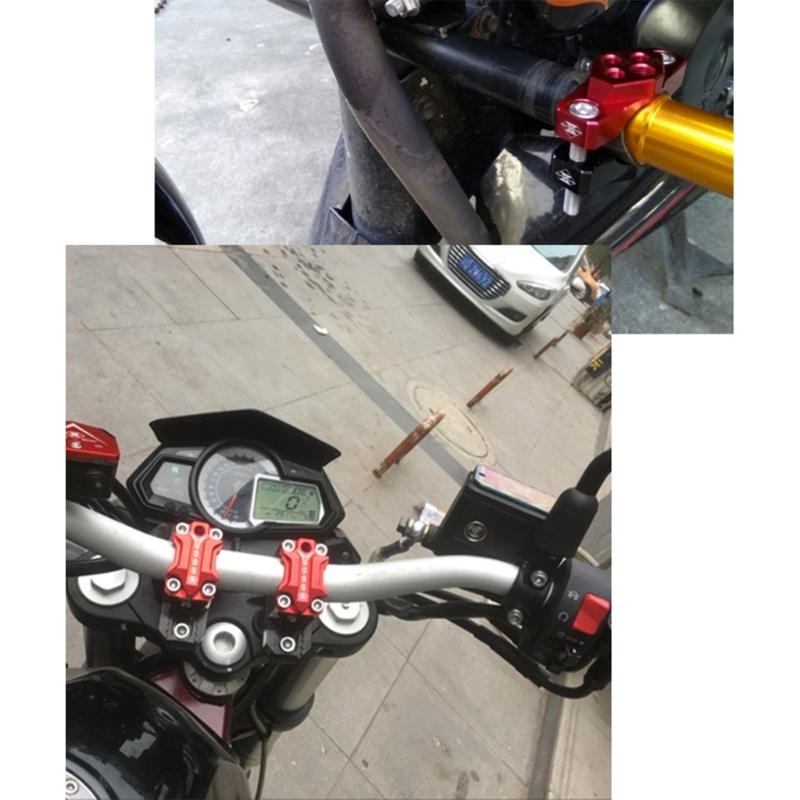 Motorcycle Handlebar Clamp Stent Bracket Bumper Clamp Aluminum Spotlight Clip Motorcycle Accessory 32/42/54mm