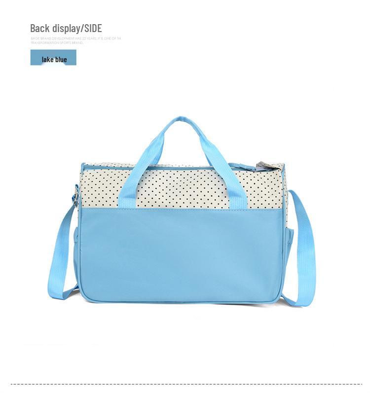 Waterproof 5-Piece Mom and Baby Travel Bag Set: Multifunctional, Large Capacity