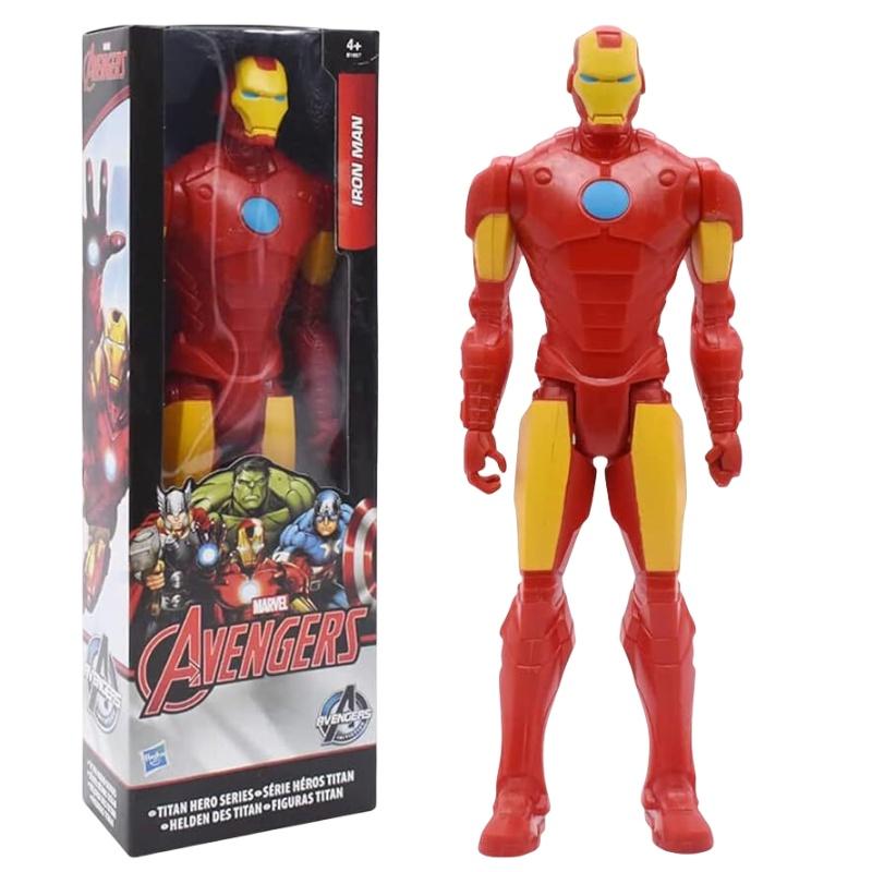 12-дюймовая фигурка Капитана Америки, пластиковый материал, высота 29 см, новый дизайн Железного человека