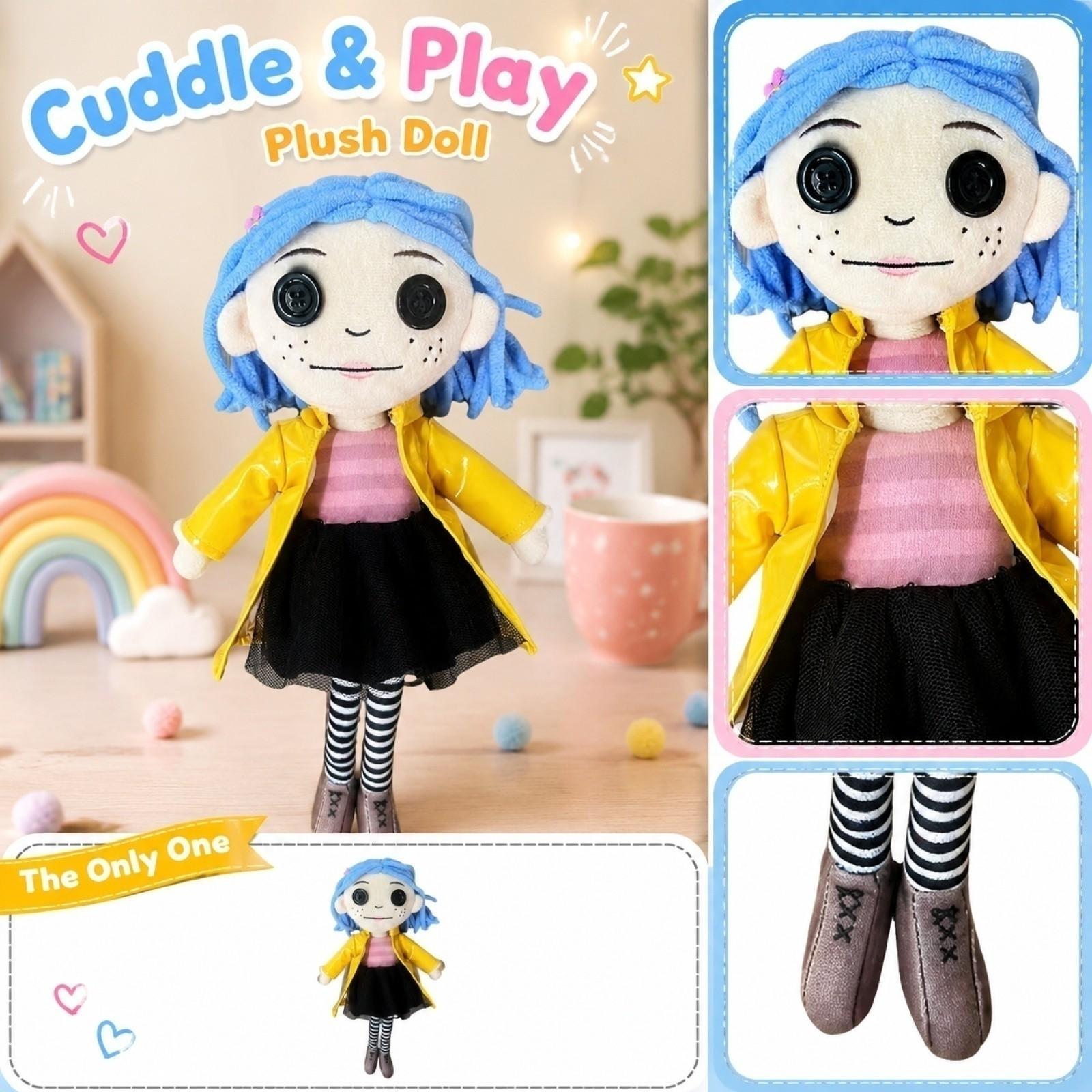 Character Plush Doll - Soft Stuffed Toy, Cute Collectible Gift for Children - 12 Inch Comfort Plush One Size