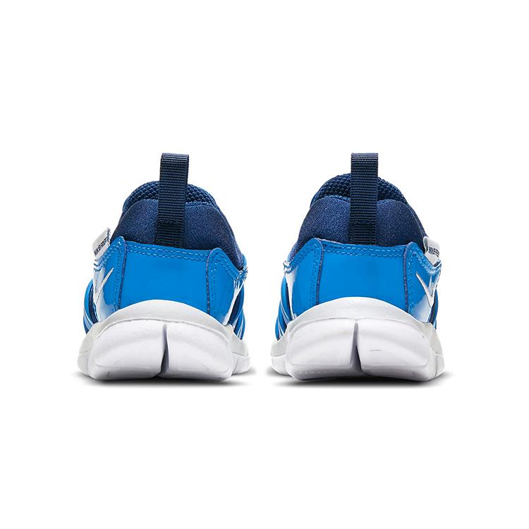 Nike Dynamo Free Caterpillar Low Top Sports Casual Shoes Blue White Infant And Toddler 343938-435