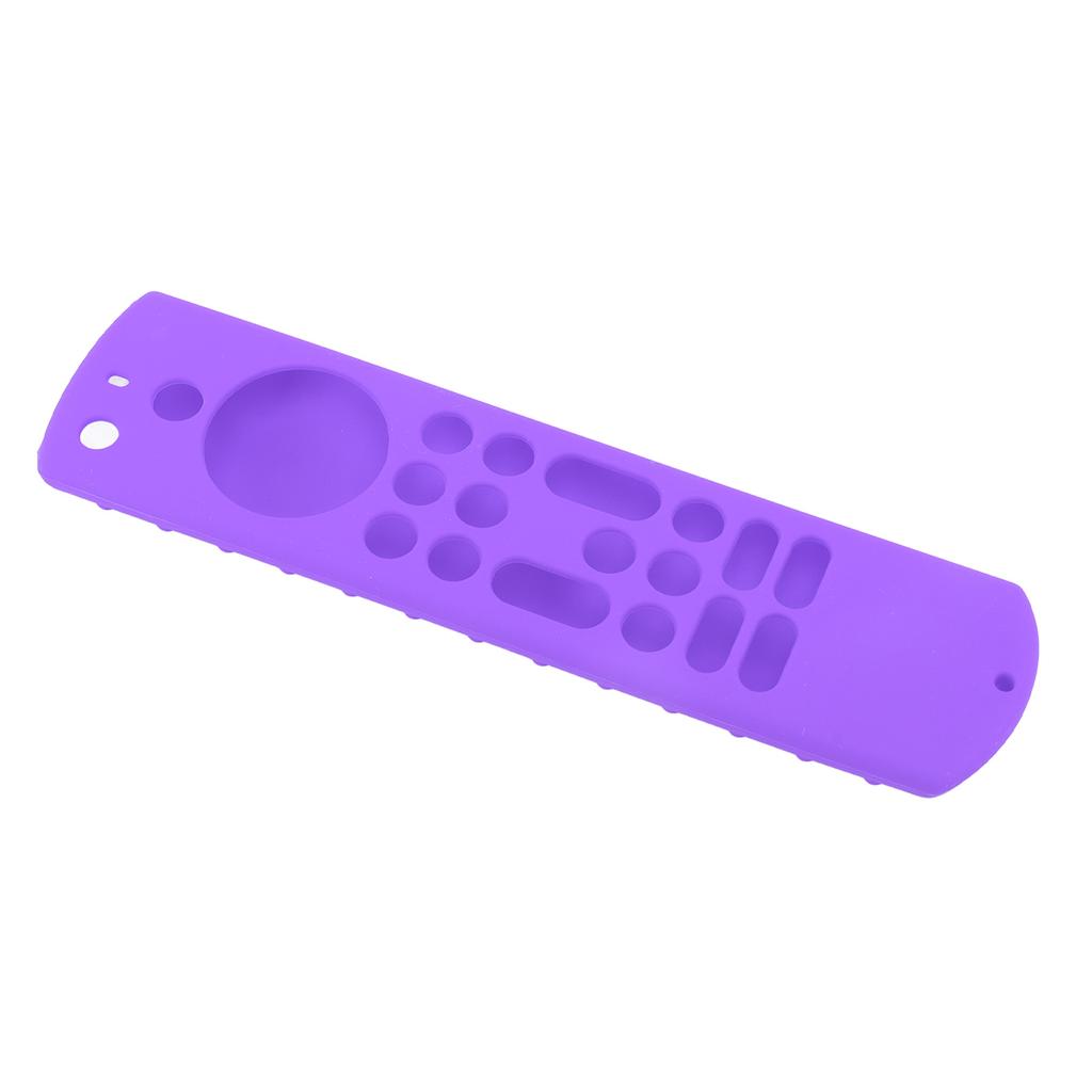 Fernbedienung Silikonhülle Weich Sicher Stoßfest Wasserdicht Präziser Ausschnitt Vollständig Umhüllende Fernbedienungsabdeckung für TV Lila