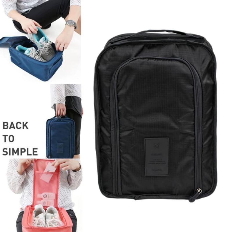 

Travel Multifunction Portable Sneaker Bag Waterproof Breathable Folding Shoe Storage Bags High Capacity Shoe Pouch for Women чёрный