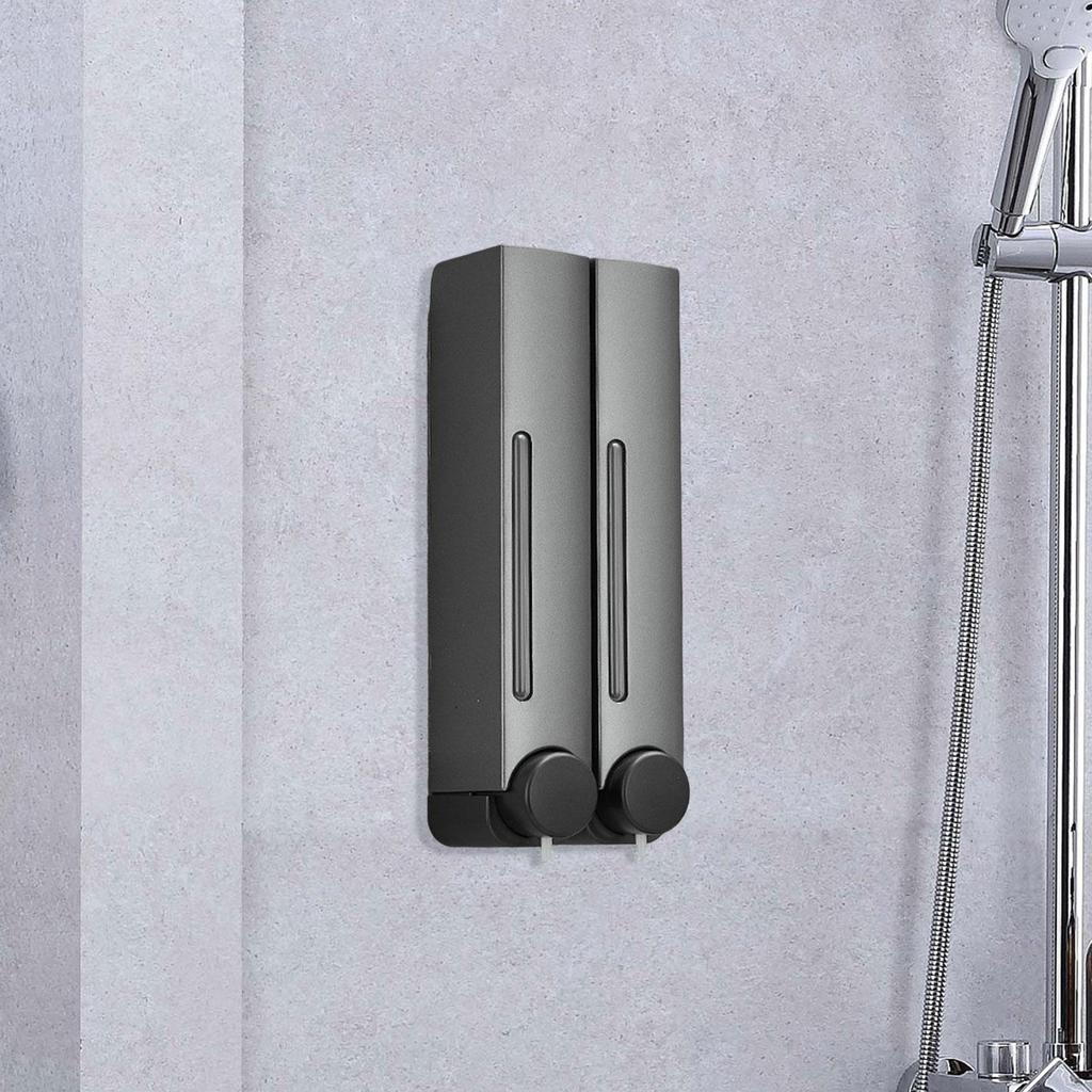 Manual Soap Dispenser Wall Mounted Lotion Container Commercial Convenient Shower for