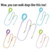 Dopamine Color Double Dog Leash for Two Puppies – Single Pull Multi-Dog Leash