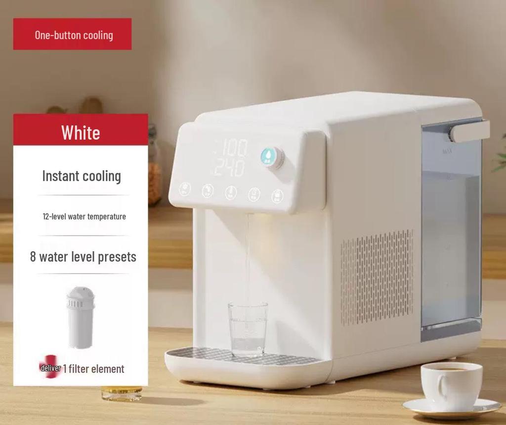 Dual-Use Desktop Water Dispenser: Cold & Instant Hot Water Purifier with 3-Second Rapid Heating