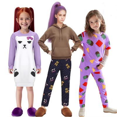 Dětské Headwear Cosplay Demon Hunter Of Kpop Mira Rumi Zoey, Pánské Pyžamo Bílý Medvěd, Dámské Oblečení Na Spaní, Kostýmy Na Halloweenový Karneval