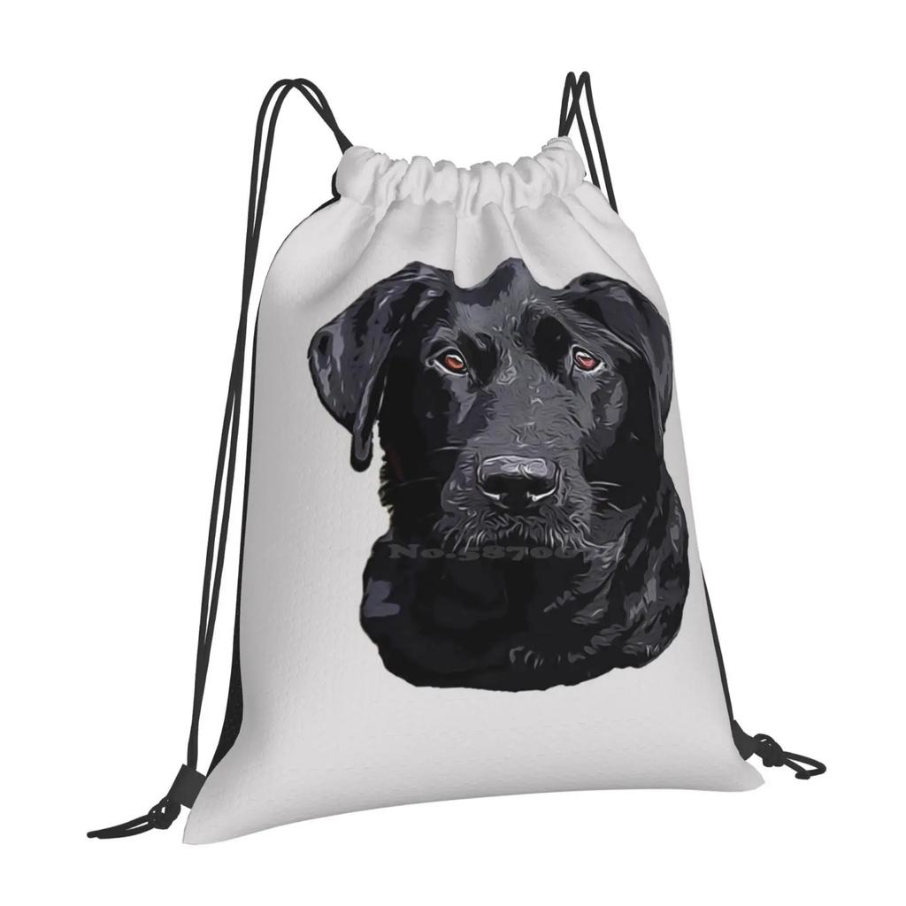 Labrador Retriever Black Dog Hot Sale Backpack Fashion Bags Labrador Retrievers Labrador Retriever Puppy Cute Labrador
