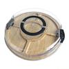 QX2E Pack of 1 Party Appetizer Serving Dish with Clear Covers Included for Gatherings