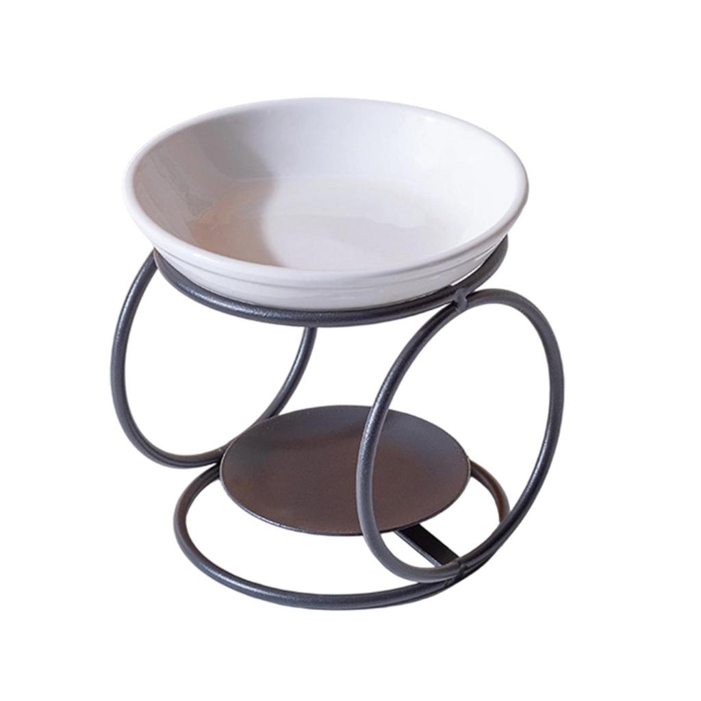 Oil Burner Wax Warmer with Candle Holder Furnace Censer Portable Aroma Diffuser Scented Wax Melt Burner for Bedroom Home Yoga