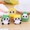 Schattig Panda Mini Ornament voor Kantoor- of Auto Decor