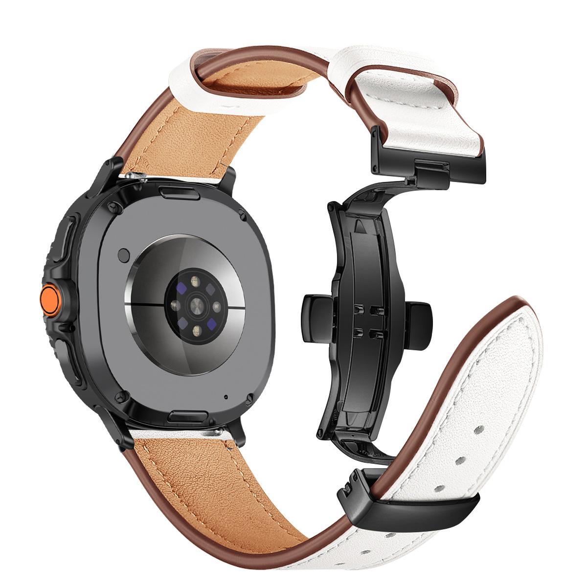 

Преміальний шкіряний ремінець для Samsung Galaxy Watch 8 Classic 46мм 8 44мм 40мм Висококласний браслет для Galaxy Watch 8-7 Ultra Galaxy Watch 8 44mm